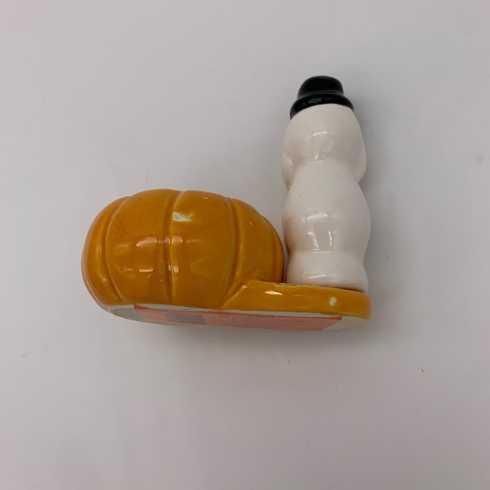 Vintage Retro 1988 Ceramic Pumpkin & Ghost Succulent Tealight Candle Holders Set - Picture 14 of 14